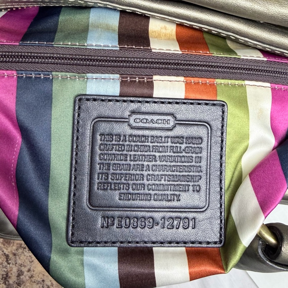 Coach Bleecker Street Limited Edition Peyton Satchel Bag - Picture 3 of 5